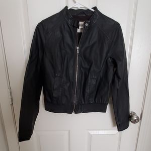 Faux leather jacket